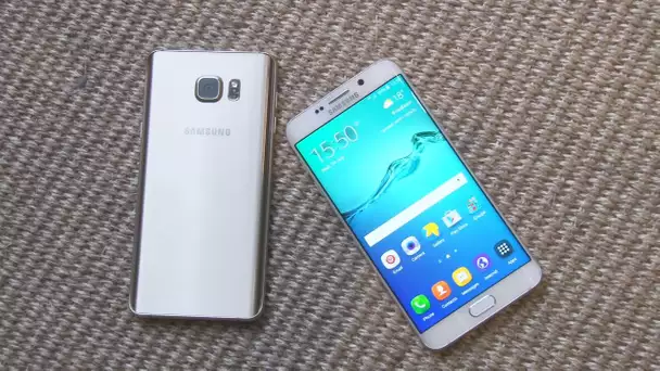 Coup d&#039;oeil sur les Samsung Galaxy S6 Edge+ et Galaxy Note 5