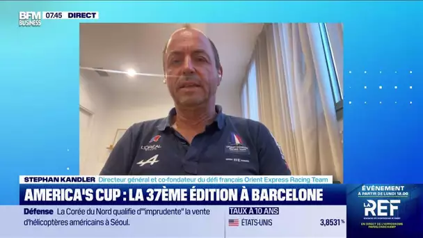Stephan Kandler (rient Express Racing Team) : América's Cup, la 37ème édition à Barcelone