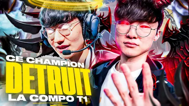 CE CHAMPION DETRUIT TOTALEMENT LA COMPO T1 ?? (T1 vs HLE G1)