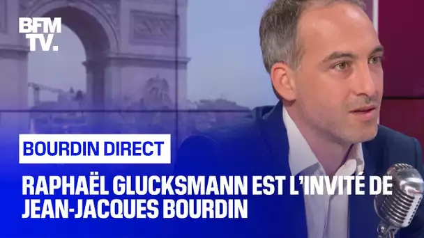 Raphaël Glucksmann face à Jean-Jacques Bourdin en direct