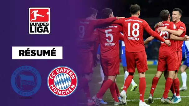 Résumé : Le Bayern Munich fracasse le Hertha Berlin 4-0 !