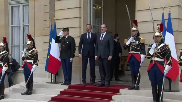 Passation de pouvoir à Matignon le 3 juillet 2020