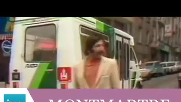 Les mini-bus expérimentés à Montmartre - Archive INA