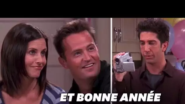 Dans "Friends", Ross et Rachel avaient enregistré un message à regarder en 2020