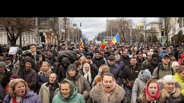 Moldavie : manifestation pour le pouvoir d'achat, dans un pays qui souhaite rompre avec Moscou