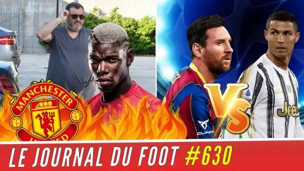 POGBA et son agent mettent le feu à Manchester ! MESSI - RONALDO : enfin les retrouvailles !