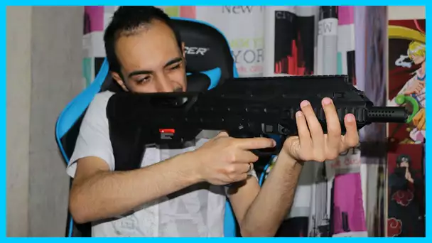 UNBOXING DE MON AIRSOFT APS UAR QUE J'AI GAGNÉ - AVEC MOMO