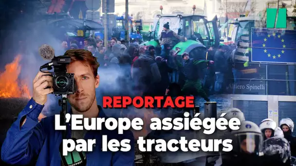 À Bruxelles, on a suivi le siège du Parlement européen par les agriculteurs