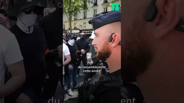 À Paris, un cortège néofasciste entre frictions avec les passants et obstacles à la presse
