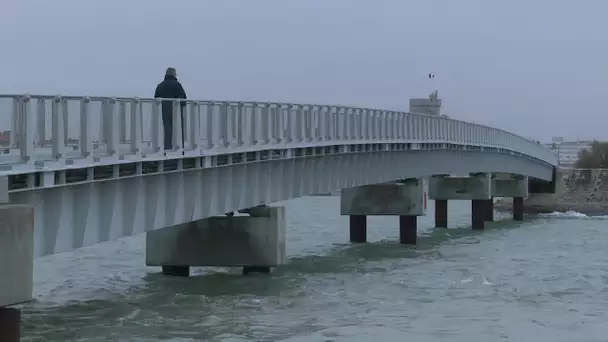 Un brise clapot pour le bassin des Tamaris dans le port de plaisance à La Rochelle