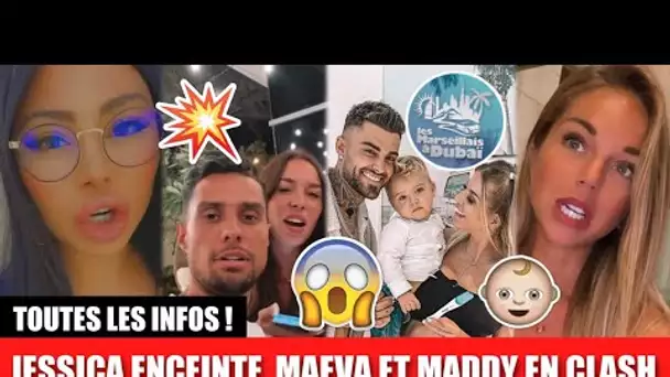 JESSICA ENCEINTE, MAEVA EN CLASH AVEC MADDY, STEPHANIE ET THEO QUITTE LES MARSEILLAIS À DUBAÏ ! 😱👶🏼