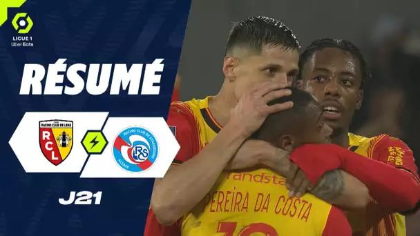 RC LENS - RC STRASBOURG ALSACE (3 - 1) - Résumé - (RCL - RCSA) / 2023-2024