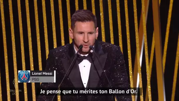 🏆⚽️ Ballon d'Or 🗨️ Lionel Messi : "Lewandowski mérite le Ballon d'Or 2020"