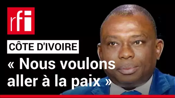 Côte d'Ivoire - Kouadio Konan Bertin : « Nous voulons désormais aller à la paix » • RFI