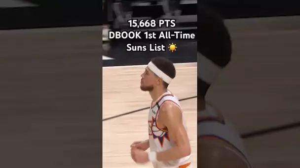 DBook is now 1st on the Suns All-Time points list with 15,668