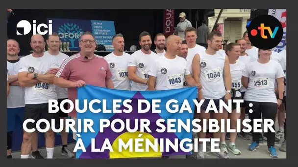 Boucles de Gayant :  courir pour sensibiliser à la méningite à Douai