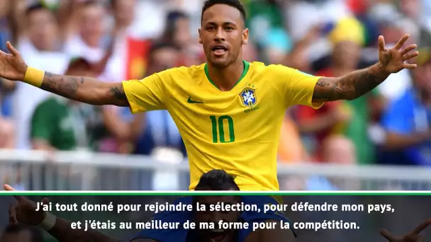 Neymar : "Je suis parti de Russie la tête haute"