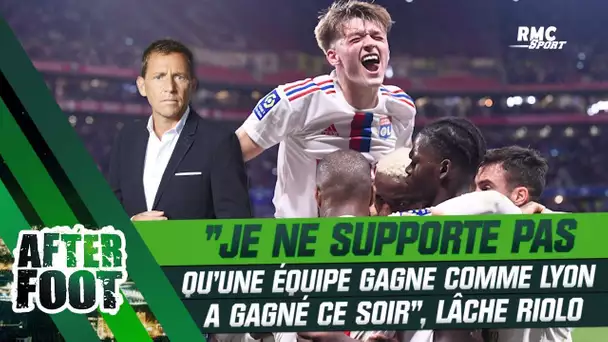 OL 1-0 Losc : "Je ne supporte pas qu'une équipe gagne comme Lyon a gagné ce soir", lâche Riolo