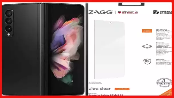 ZAGG InvisibleShield Ultra Clear with D3O Screen Protector - Made for Galaxy Z Fold3 5G - Maximum
