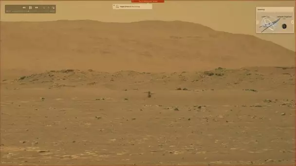 Les images historiques du premier envol de l’hélicoptère Ingenuity sur Mars