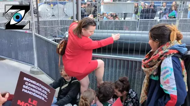 [Zap Net] Des manifestants s'en prennent aux actionnaires de Total... (26/05/23)