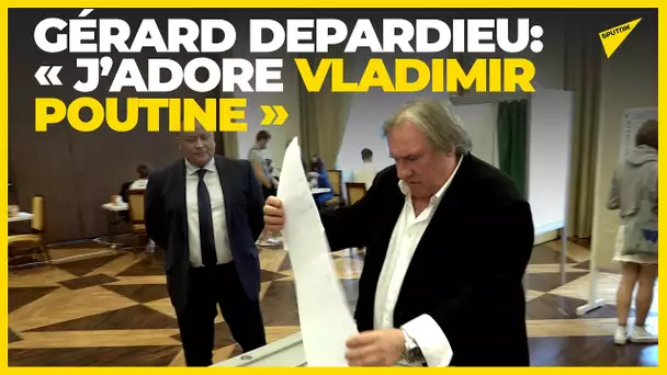 Gérard Depardieu a voté en tant que citoyen russe pour les législatives - entretien exclusif