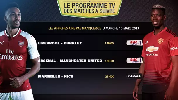 Arsenal - Manchester United, OM-Nice (et le PSG qui ne joue pas)... les affiches du week-end !