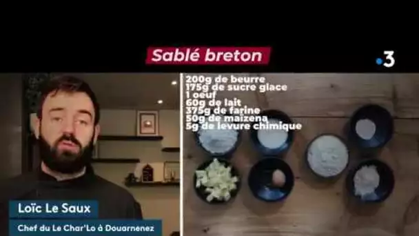 La recette du sablé breton par Loïc Le Saux