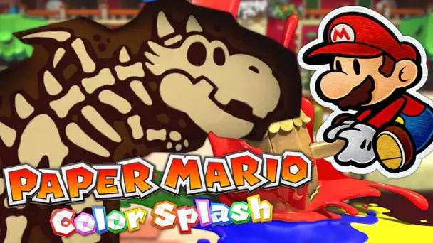 UN FOSSILE ENORME | PAPER MARIO COLOR SPLASH EPISODE 9 FR