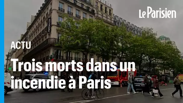Paris : trois morts dans l’incendie d’un immeuble