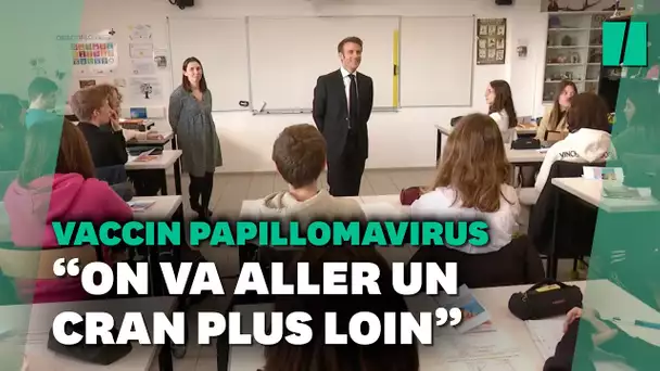 Papillomavirus : une campagne de vaccination au collège généralisée dès la rentrée, annonce Macron