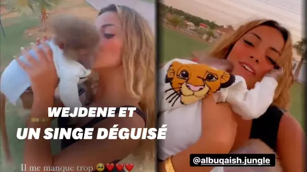 Wejdene se filme avec un singe déguisé à Dubaï, 30 Millions d'Amis interpelle la chanteuse