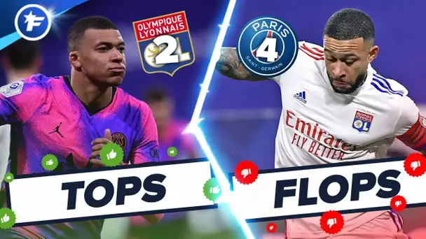 OL-PSG (2-4) : Kylian Mbappé assomme Lyon, Memphis Depay impuissant | Tops et Flops