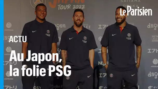 PSG : au Japon, Kylian Mbappé et les joueurs parisiens accueillis comme des rock stars