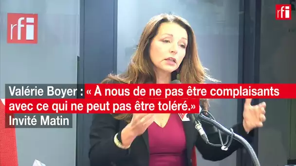 Valérie Boyer: «À nous de ne pas être complaisants avec ce qui ne peut pas être toléré»