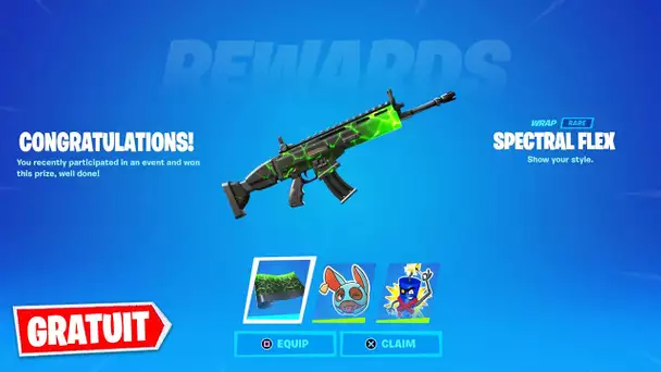 DEPECHEZ-VOUS PLACE LIMITE ! NOUVELLES RECOMPENSES GRATUITES SUR FORTNITE !