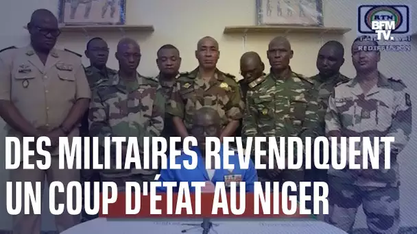 Niger: des militaires revendiquent un coup d'État, des manifestants scandent des slogans anti-France