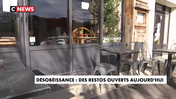 Restaurants : des établissements ouvrent pour exprimer leur mécontentement