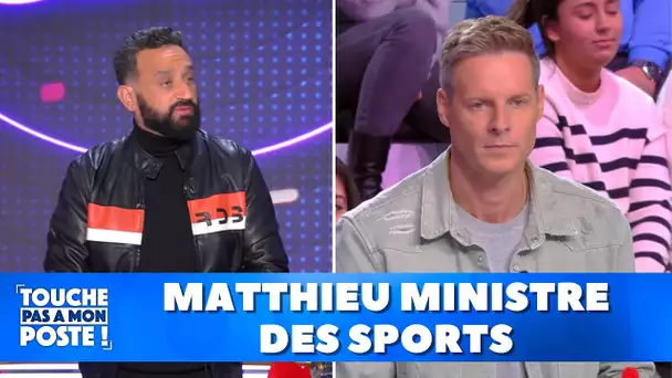 Matthieu Delormeau, ministre des sports dans Face à Baba !