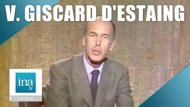 Valéry Giscard d'Estaing "Regarder la France au fonds des yeux" - Archive vidéo INA