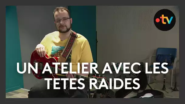 Atelier des "Têtes raides" au Centre psychothérapique de l'Ain