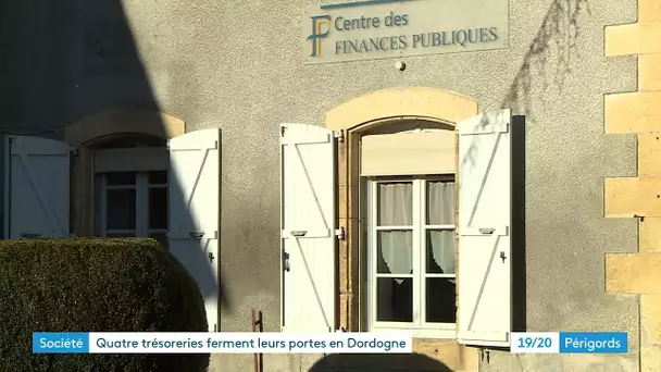 Dordogne : fermeture des trésoreries dans 4 communes
