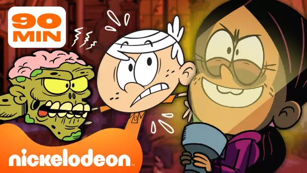 Bienvenue chez les Loud | 90 MINUTES des moments les plus EFFRAYANTS 😱 | Nickelodeon France