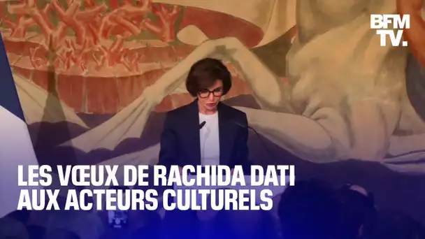 Les vœux de Rachida Dati aux acteurs culturels en intégralité