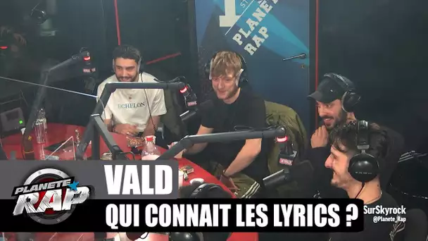 Vald - Qui connaît les lyrics ? avec Suikon Blaz AD, Rafal, Charles BDL et Yonidas #PlanèteRap