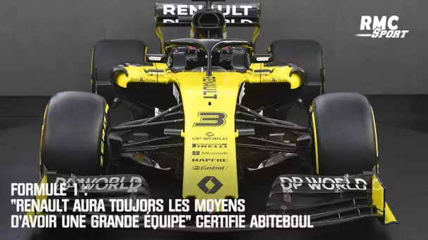 F1: "Renault aura encore les moyens d'avoir une grande équipe" certifie Abiteboul
