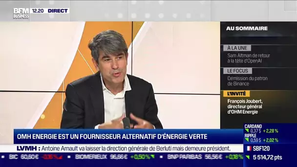 François Joubert (OMH Energie): OMH Energie, un fournisseur alternatif d'énergie verte