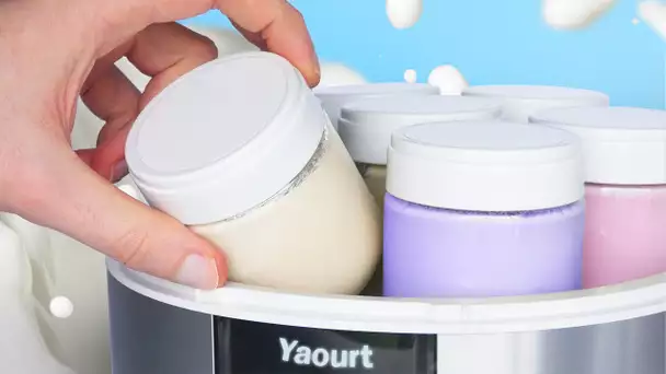 Je teste une machine à yaourt