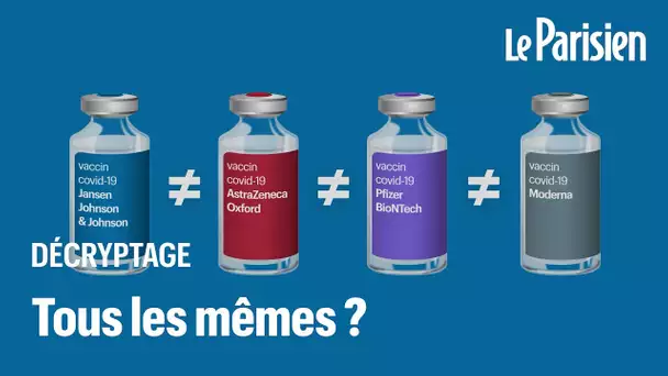 Voici les différences entre les 4 vaccins qui vont être massivement distribués en France