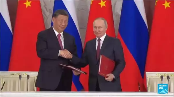 À Moscou, Xi et Poutine célèbrent leur relation "spéciale" face aux Occidentaux • FRANCE 24